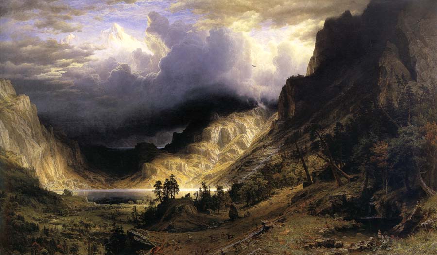 Albert Bierstadt A Storm in t he Rocky Mountains,Mt,Rosalie